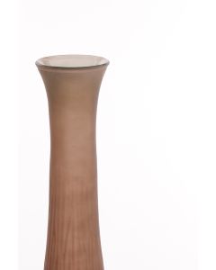 Vase Ø25x99 cm JUTHA glass matt brown