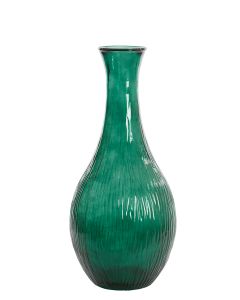 Vase Ø34x75 cm JUTHA glass dark green