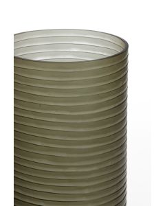Vase Ø17,5x29,5 cm RUMI smoked glass grey