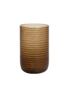 Vase Ø17,5x29,5 cm RUMI glass brown
