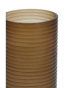 Vase Ø17,5x29,5 cm RUMI glass brown