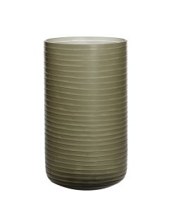 Vase Ø22,5x41 cm RUMI smoked glass grey