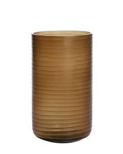 Vase Ø22,5x41 cm RUMI glass brown