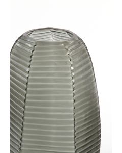 Vase Ø23x37,5 cm MAEVA smoked glass grey