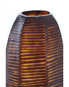 Vase Ø29x47 cm MAEVA glass brown