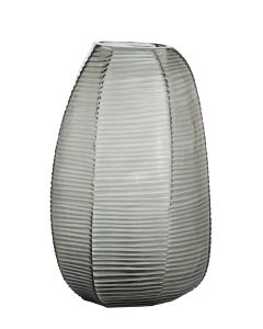 Vase Ø29x47 cm MAEVA smoked glass grey
