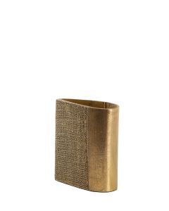 Vase deco 15,5x7,5x18 cm CAMMI antique bronze