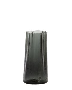Vase Ø10x20 cm MURADA glass grey