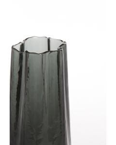 Vase Ø10x20 cm MURADA glass grey