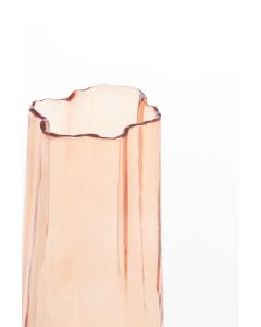 Vase Ø10x20 cm MURADA glass peach