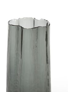 Vase Ø15x32 cm MURADA glass grey