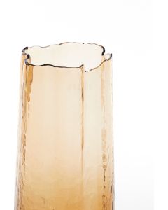 Vase Ø15x32 cm MURADA glass light brown