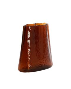 Vase 20x10x20 cm MURADA glass brown