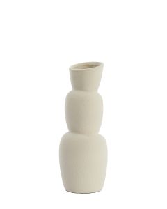 A - Vase Ø14,5x37,5 cm ARAM ceramics cream
