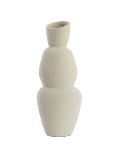 Vase Ø19x46,5 cm ARAM ceramics cream