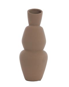 A - Vase Ø19x46,5 cm ARAM ceramics brown