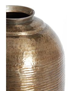 Vase deco Ø37x49 cm LISBOA antique gold