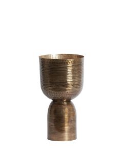 Pot deco Ø21x39 cm LISBOA antique gold