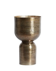 Pot deco Ø28x52 cm LISBOA antique gold