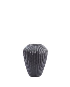 Vase deco Ø29x37 cm CACTI matt black