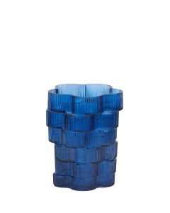 Vase Ø17x22 cm DOURO glass blue
