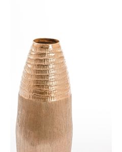 Vase deco Ø20x51 cm MAZAN gold