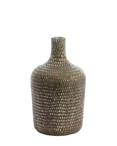 Vase Ø16x29 cm BOMADI glass antique copper