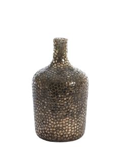 Vase Ø16x29 cm BOMADU glass antique black
