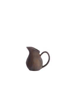 Vase deco 13x9x13 cm ALONZA dark brown