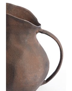 Vase deco 22x17x21 cm ALONZA dark brown