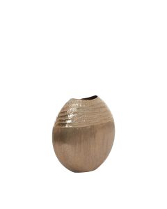 Vase deco 35x9,5x34 cm MAZAN gold