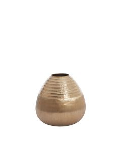 Vase deco Ø33x32,5 cm MAZAN gold