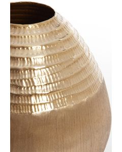 D - Vase deco Ø33x32,5 cm MAZAN gold