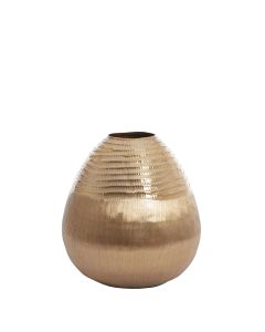 Vase deco Ø40x40,5 cm MAZAN gold