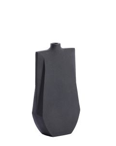 Vase deco 21x7,5x41 cm MAKAHA matt black