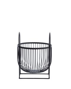 Basket Ø30,5x39,5 cm MARJET matt black