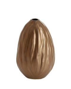Vase deco 16x14x24,5 cm CACTA ceramics matt copper