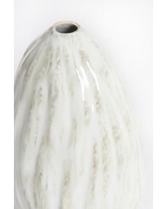Vase deco 16x14x24,5 cm CACTA ceramics cream