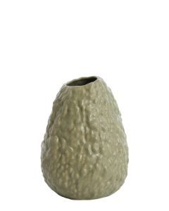 Vase deco Ø17,5x23,5 cm AVOCADO ceramics olive green