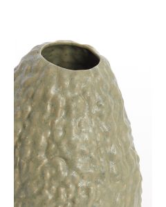 Vase deco 22,5x22x29,5 cm AVOCADO ceramics olive green