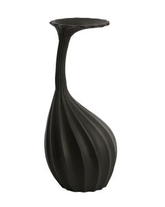 Vase deco 20x20x48 cm NYOKO matt black