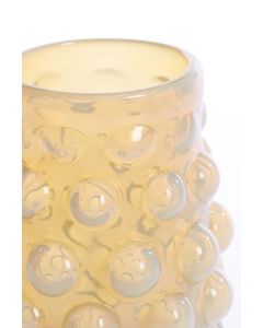 Vase Ø15,5x19 cm HAROA glass light yellow