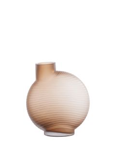 A - Vase 25x13x27,5 cm TORNA glass brown