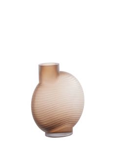 Vase 25x13x27,5 cm TORNA glass brown