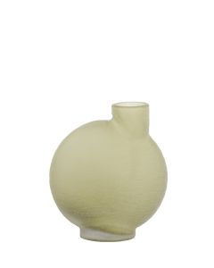 A - Vase 25x13x27,5 cm TORNA glass olive green