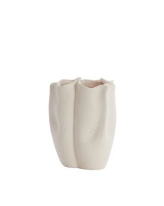 Vase deco 28x27,5x36,5 cm SANGULI ceramics cream