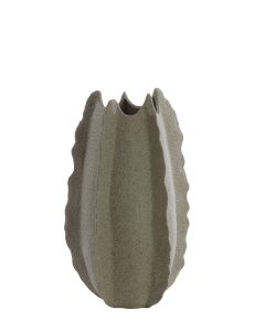 Vase deco Ø31x53 cm KELAPA ceramics grey green