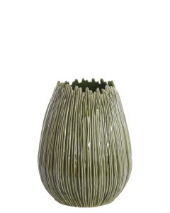 Vase deco Ø35,5x45 cm KOPRA ceramics dark green
