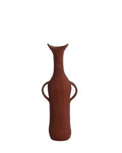 Vase deco 15x9,5x40 cm ANCONI brick red