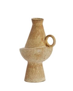 Vase deco 13x11x20,5 cm MOSIMA antique sand